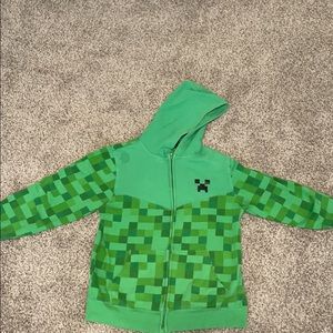 Just like new Minecraft creeper hoodie!